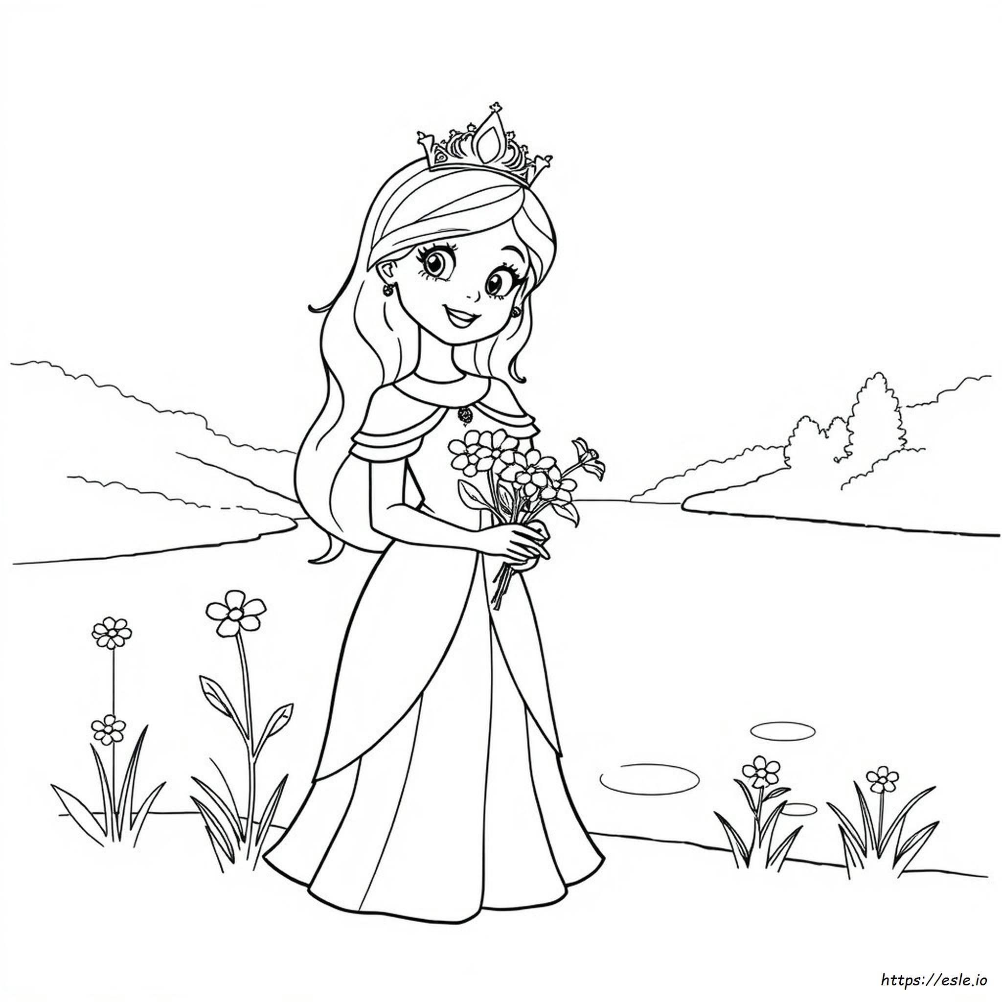 Princess Sarah Coloring Pages