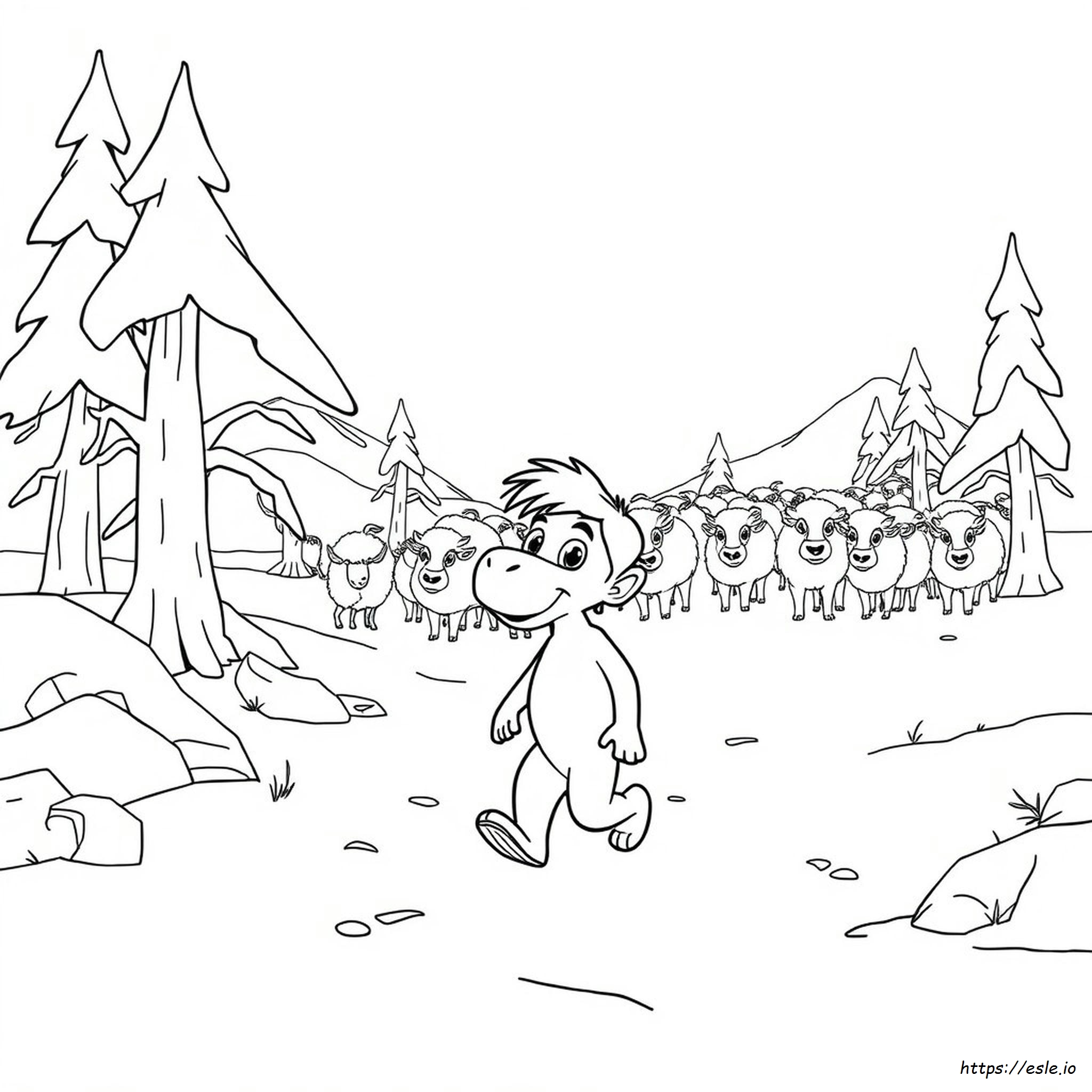 Diego Ice Age Coloring Pages