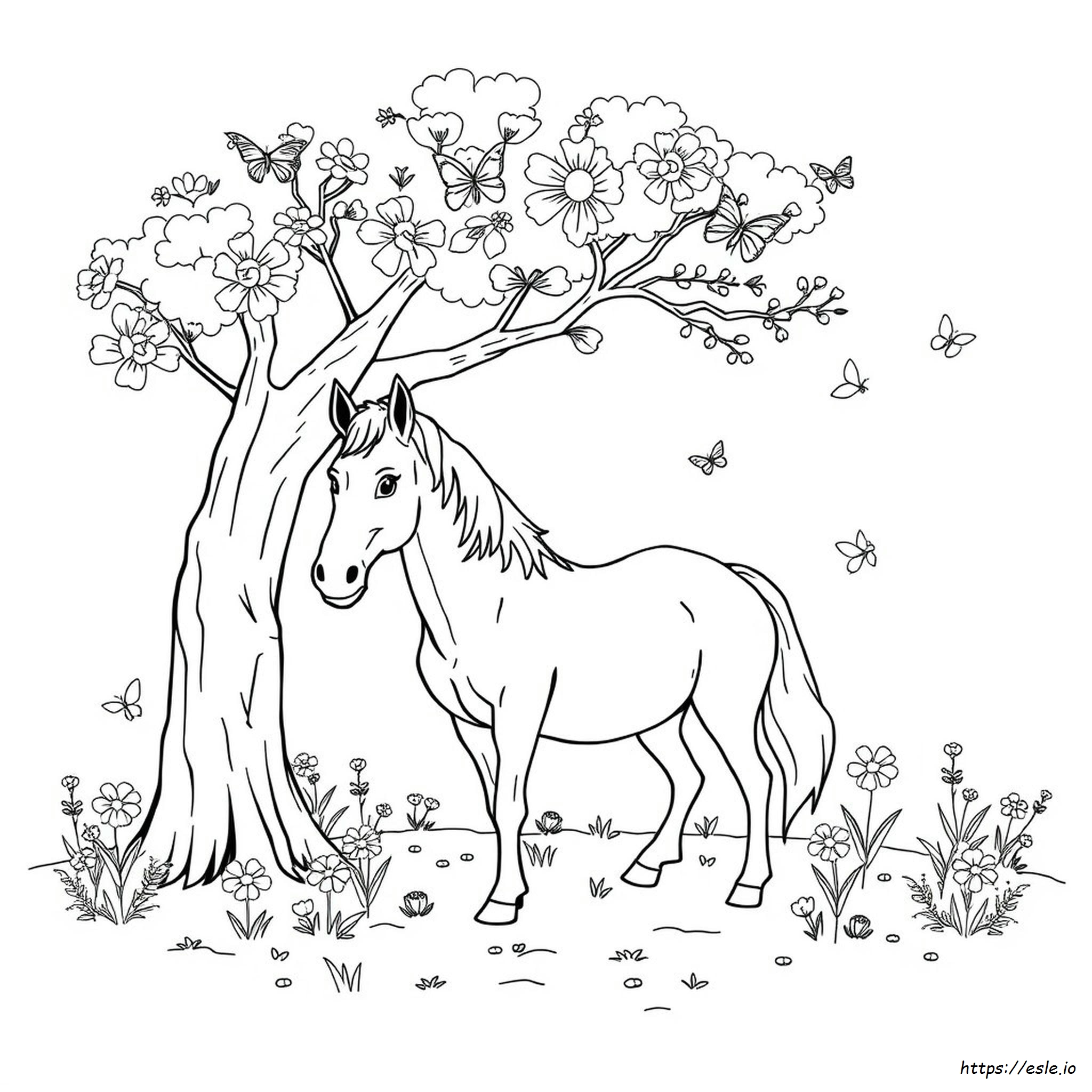 Horse Coloring Book