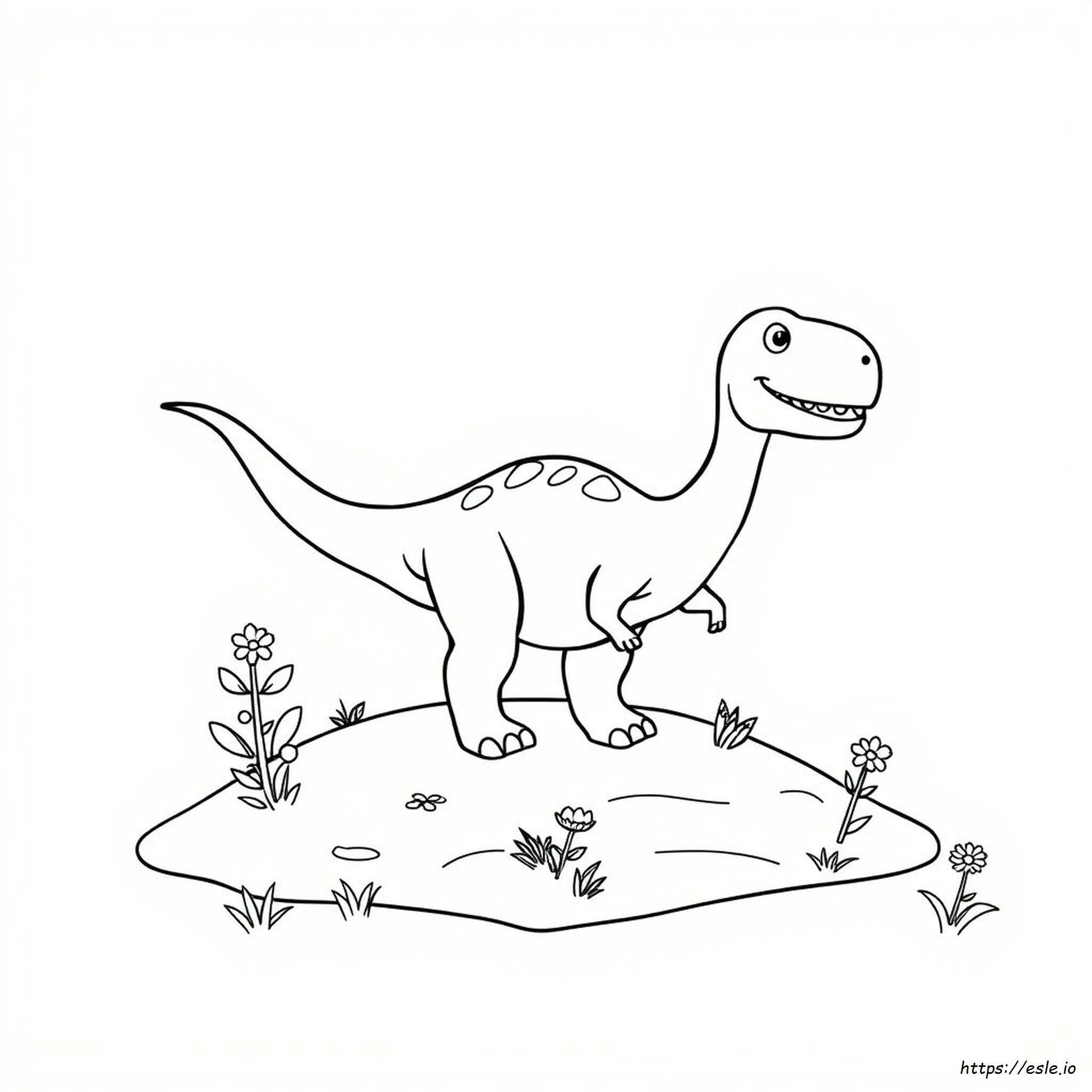 Free Dinosaur Coloring Pages Preschool