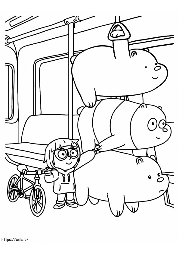 Coloriage  Bears V3262 We Bare Bears We Bare Bears We Bare Bears Coloring Pages à imprimer dessin
