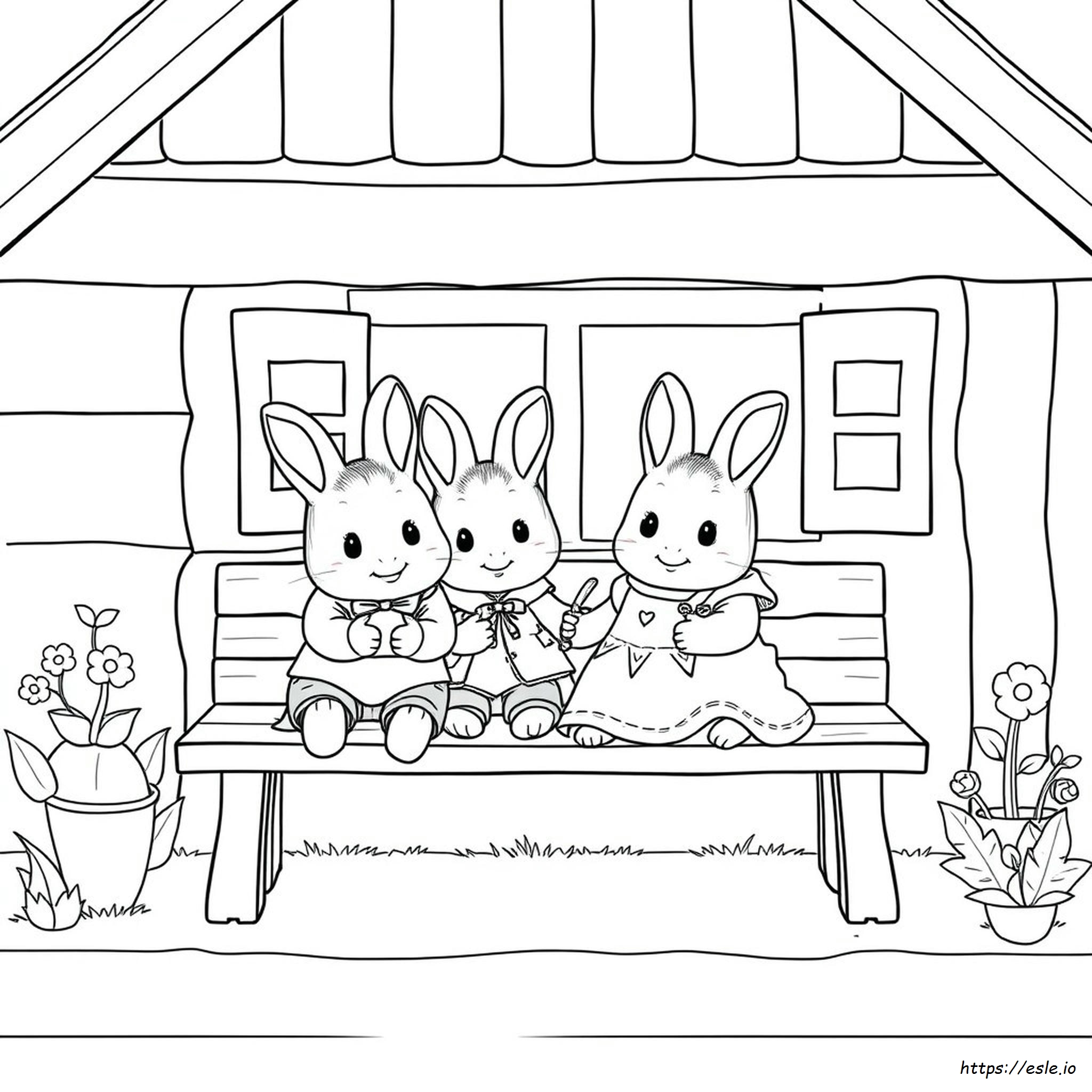Sylvanian Families Dibujos Para Colorear