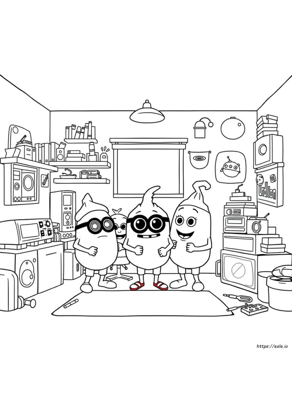 Oddbods Coloring Book