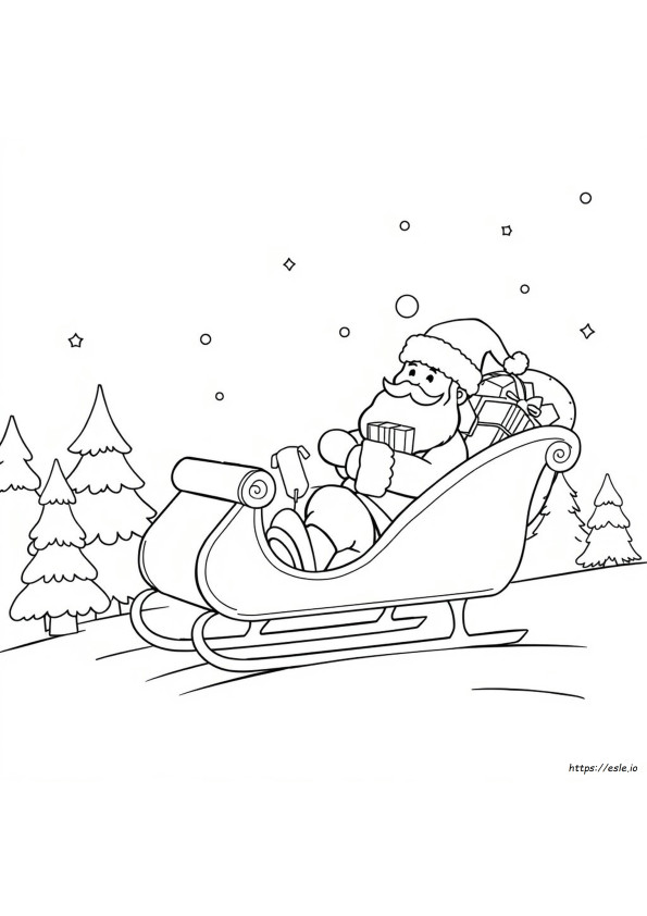 Babbo Natale Di Natale Da Colorare