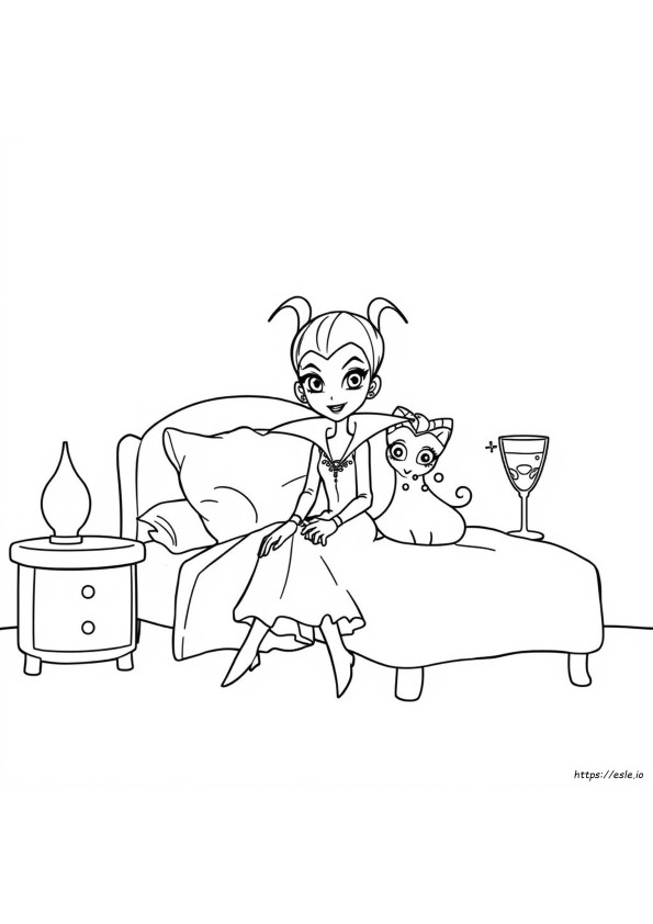 Vampirina De Colorat