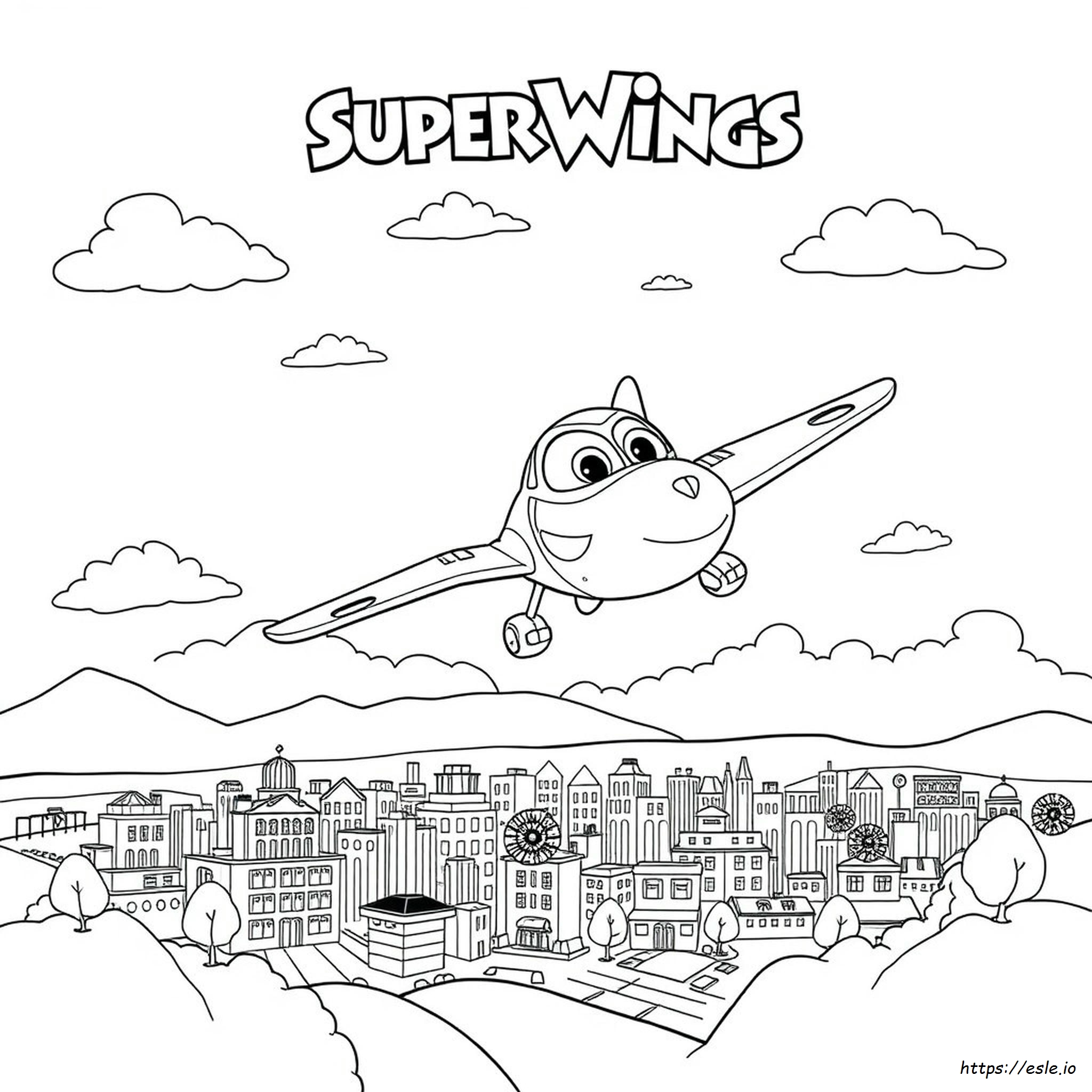 Super Wings Coloring Pages Pdf