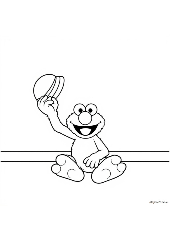 Elmo Boyama Sayfaları Ücretsiz