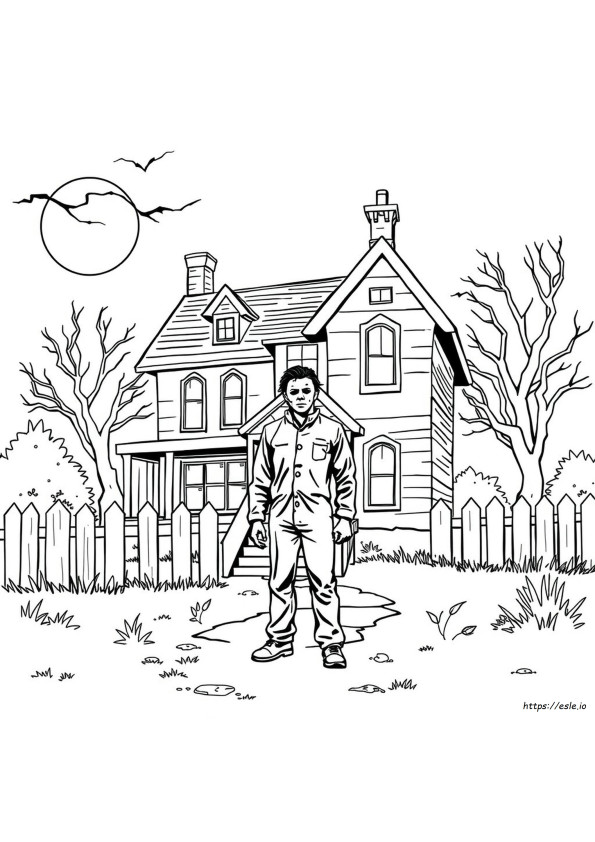 Coloring Pages Of Michael Myers