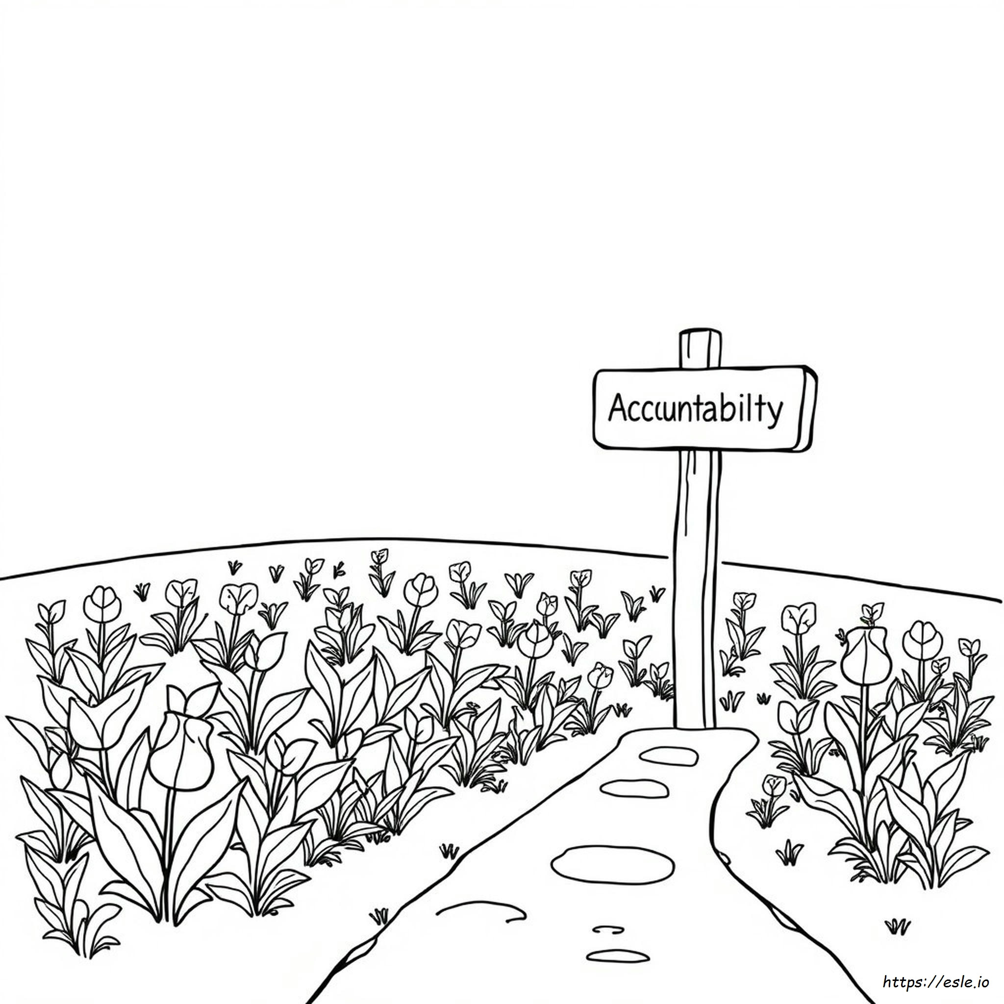 Accountability Coloring Page