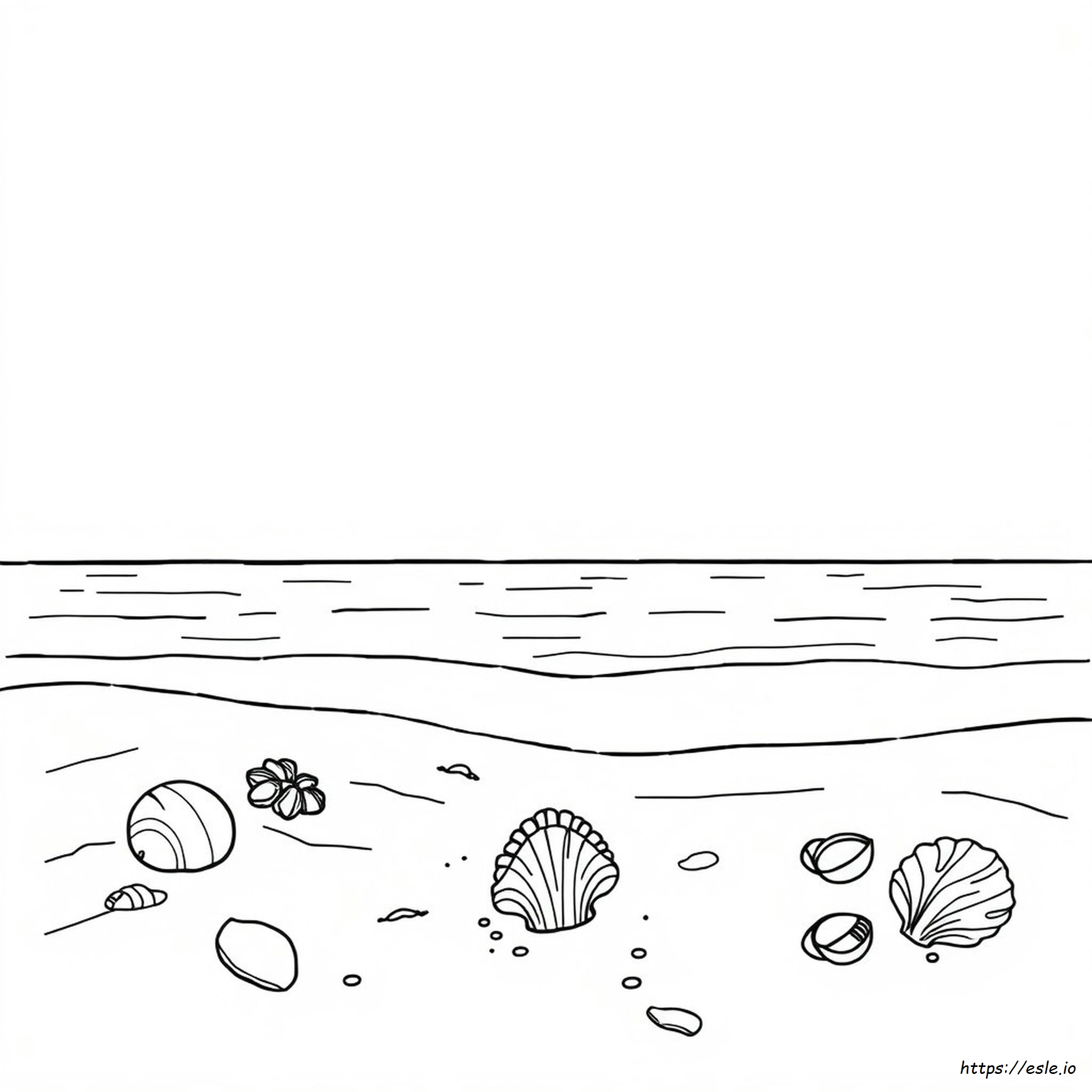 Free Coloring Pages Of The Beach