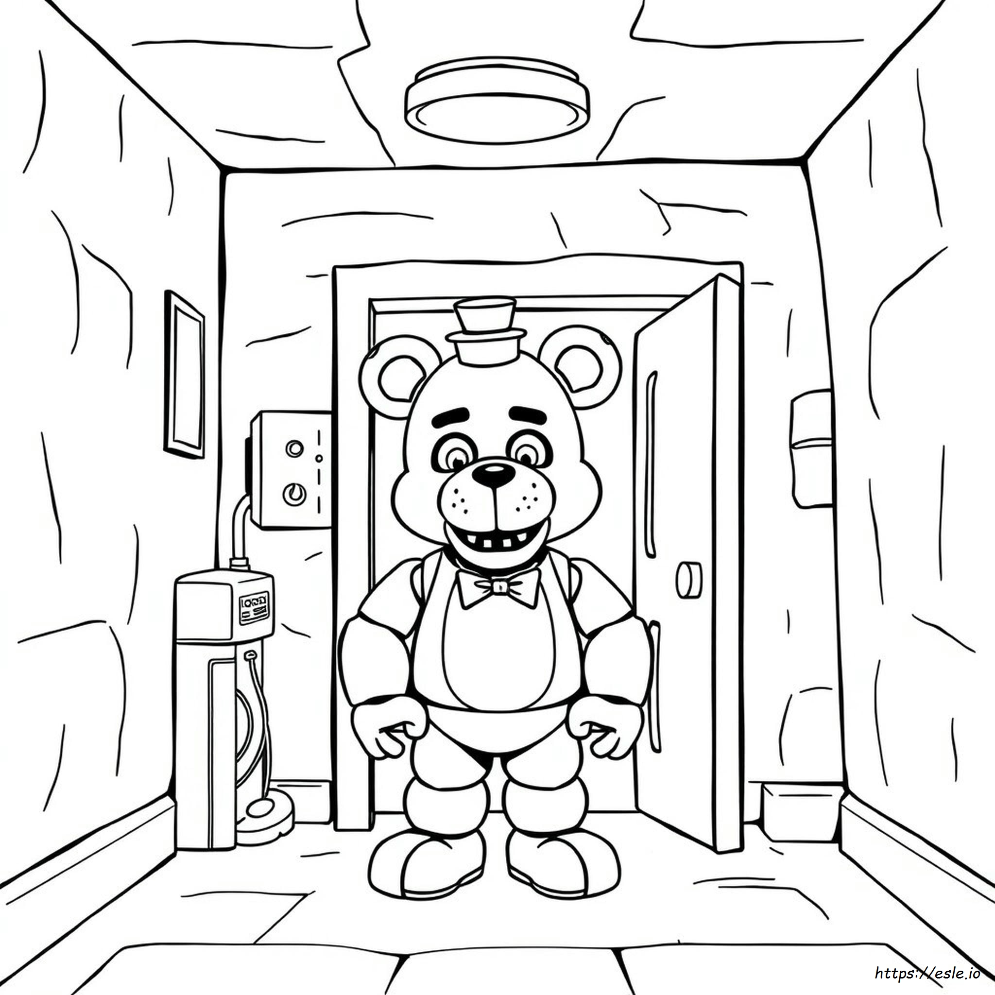 Freddy Fazbear Coloring Pages Printable