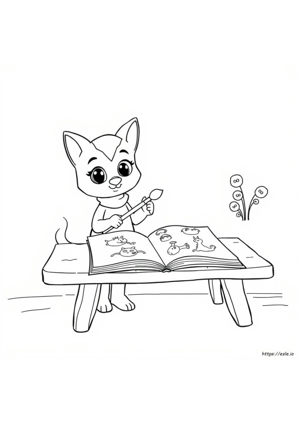 Tabitha Helps Coloring Page