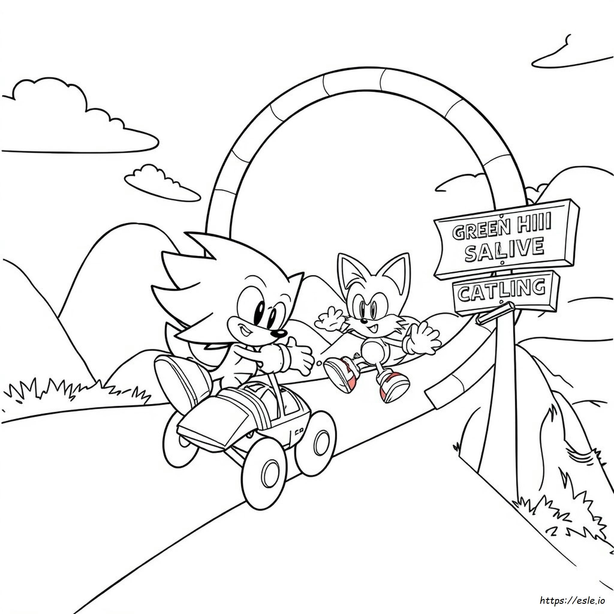 Sonic Film 3 Boyama Sayfaları Yazdırılabilir