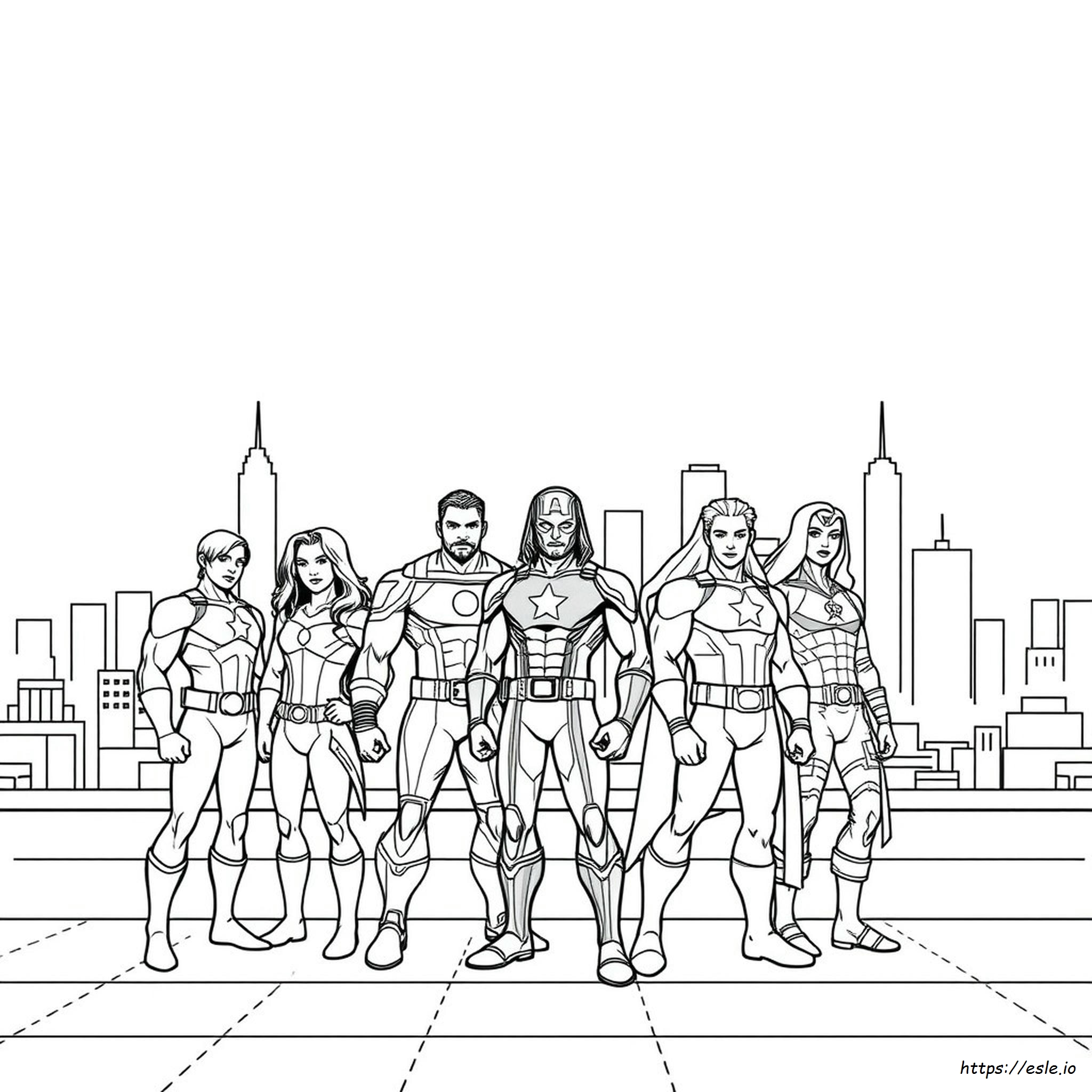 Avengers Coloring Pages To Print