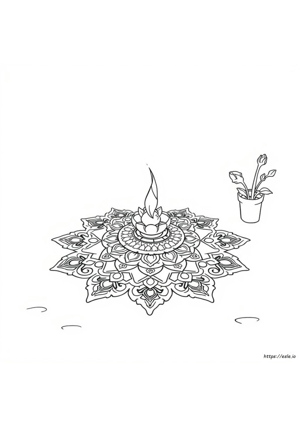 Kolam Da Colorare