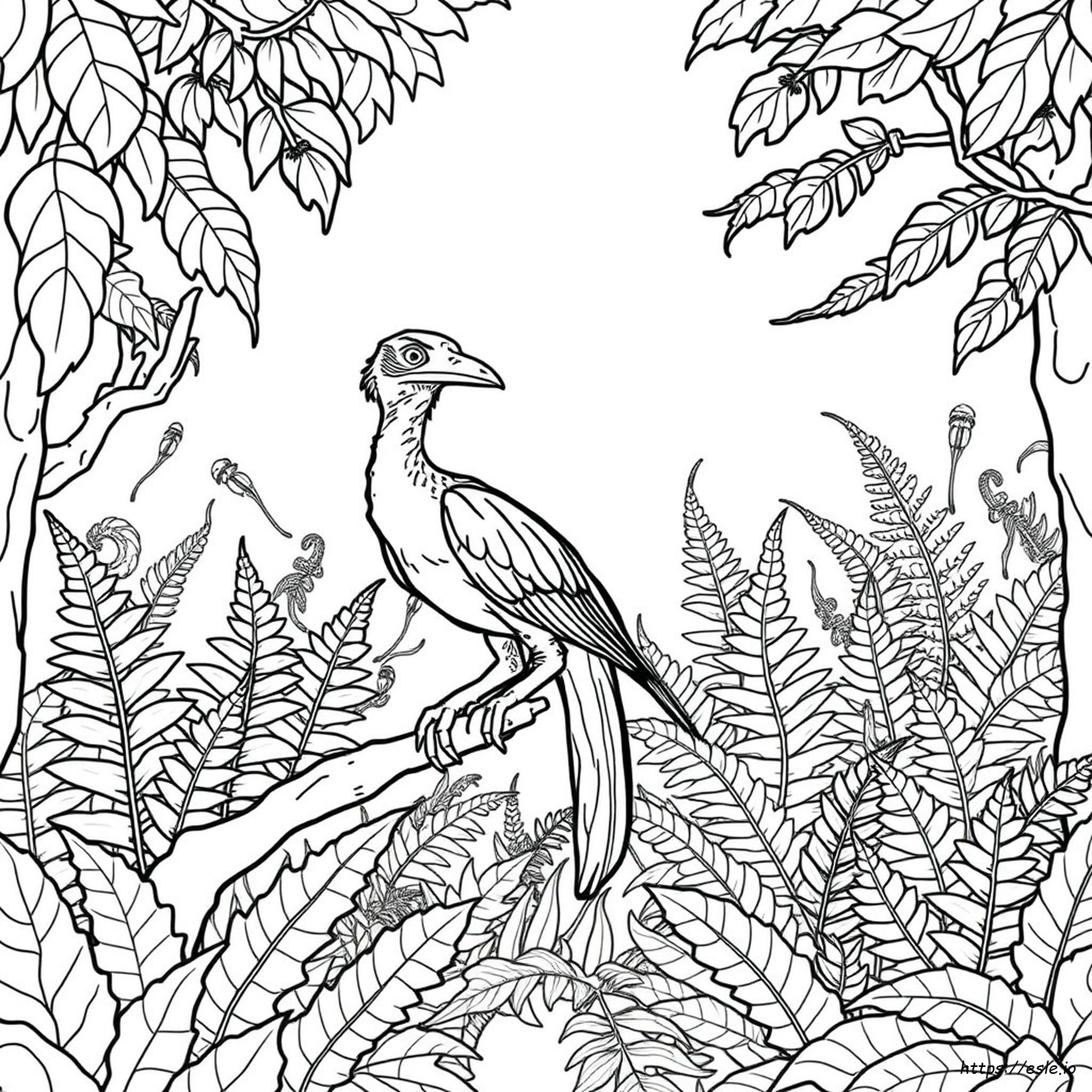 Microraptor Da Colorare