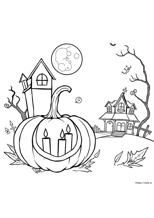 Desenhos De Halloween Para Colorir Para O Ensino Fundamental