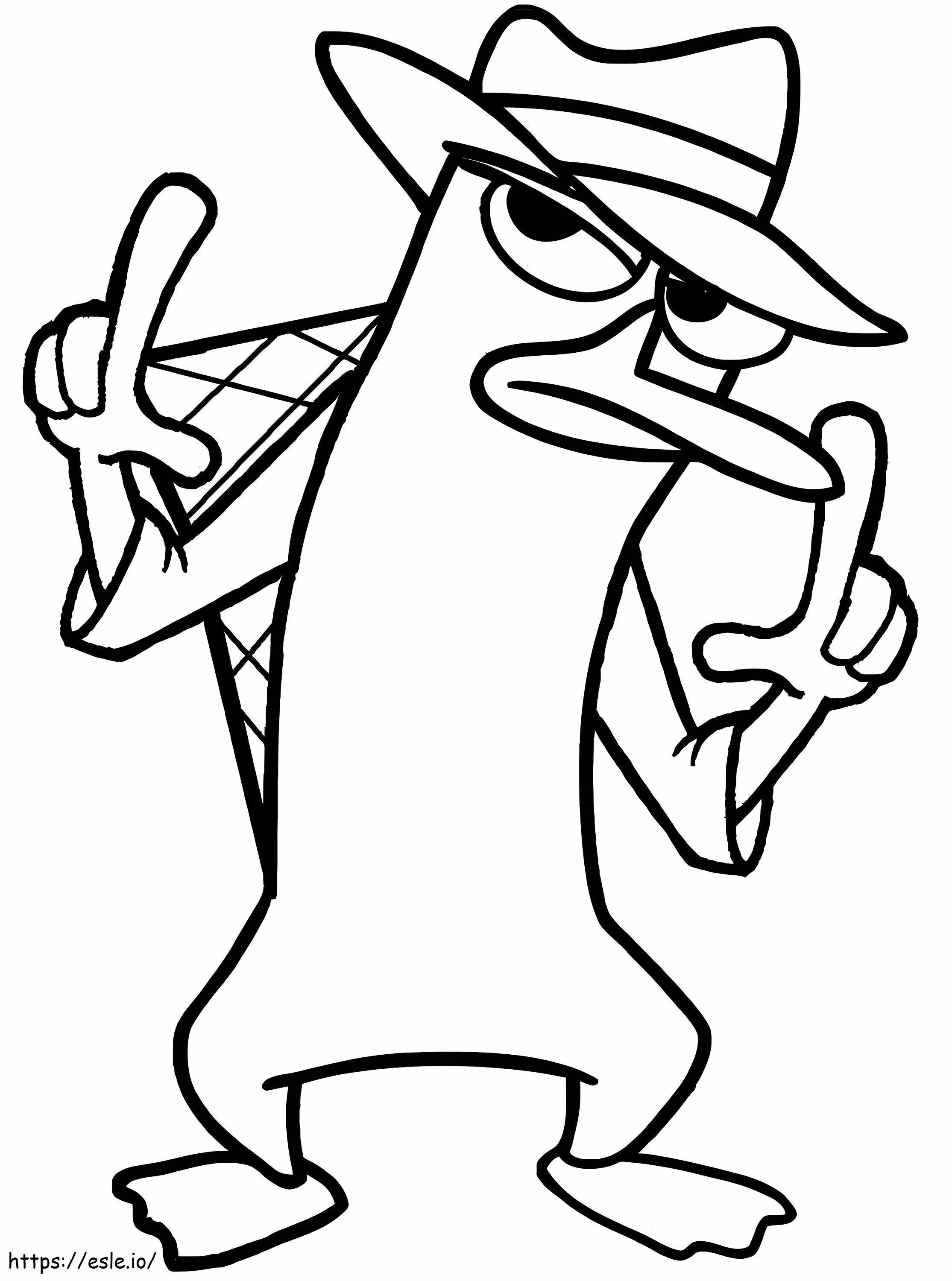 Fresco Perry coloring page