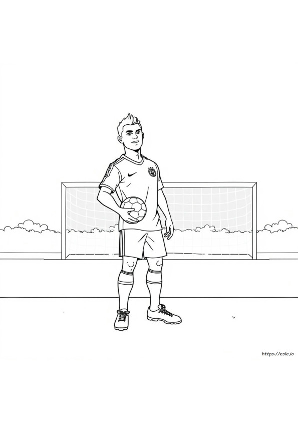 Libro Da Colorare Di Ronaldo