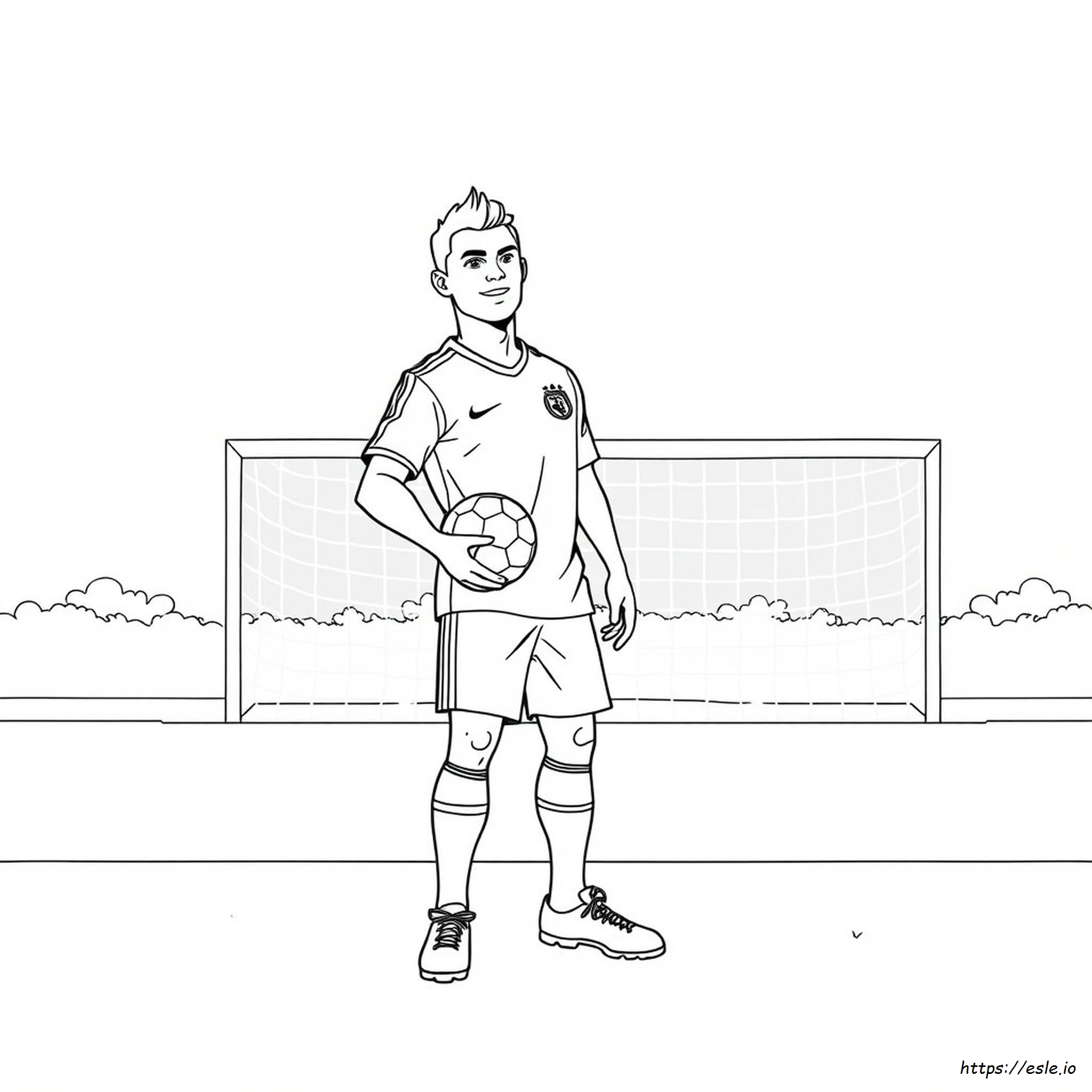 Libro Da Colorare Di Ronaldo