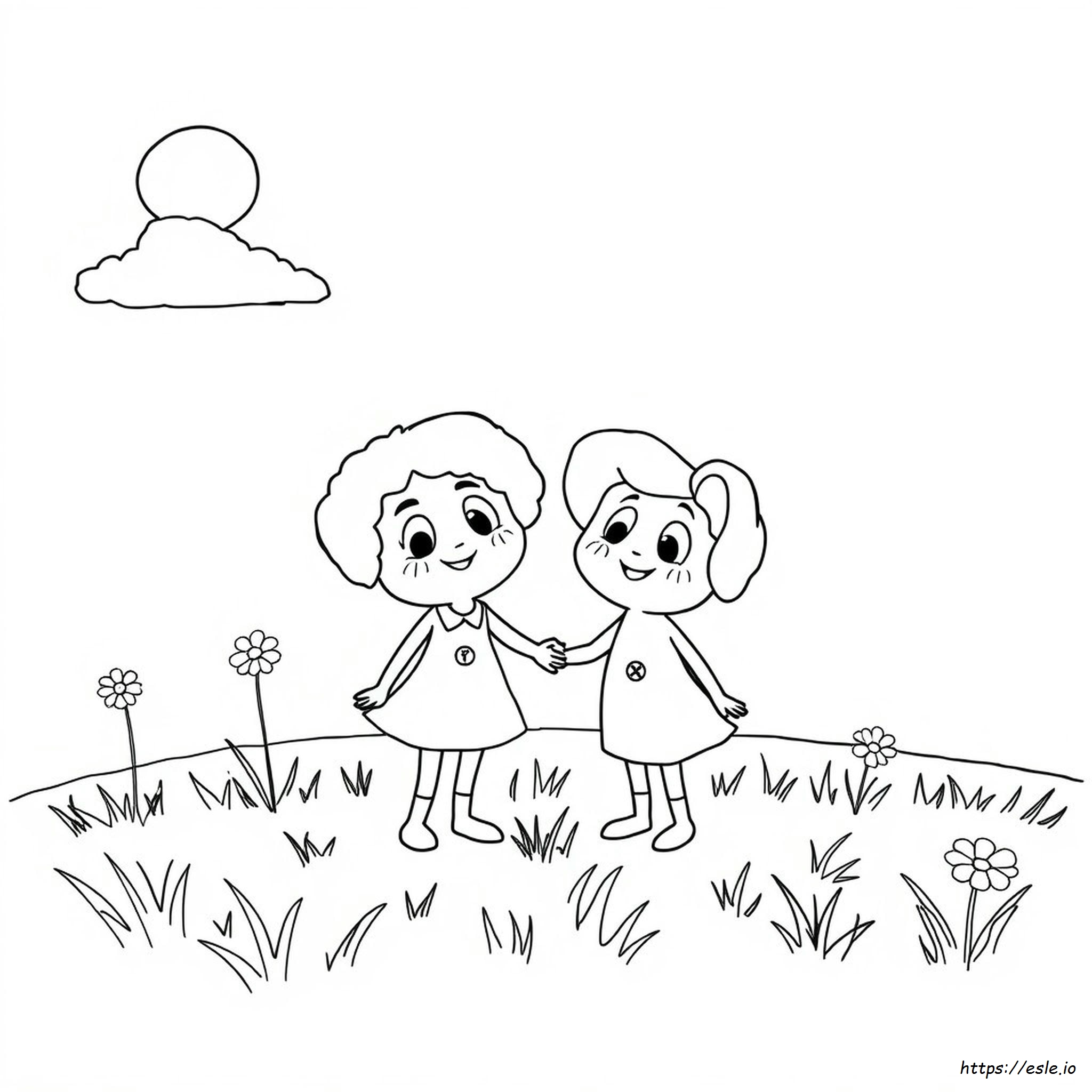 Poppy Coloring Page Huggy Wuggy ระบายสี