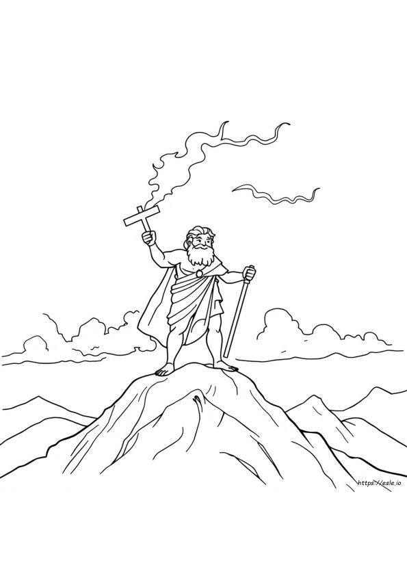 Zeus De Colorat