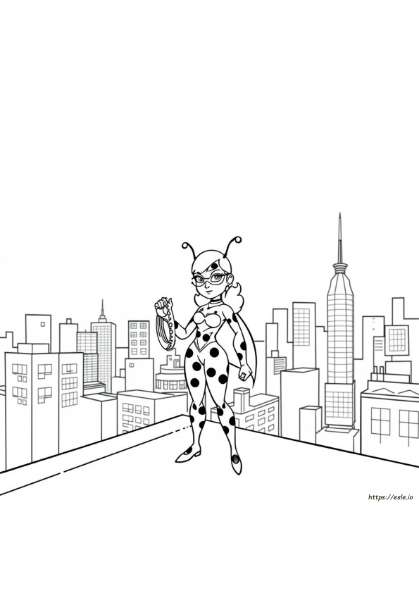 Coloring Pages Desenho Ladybug Para Colorir