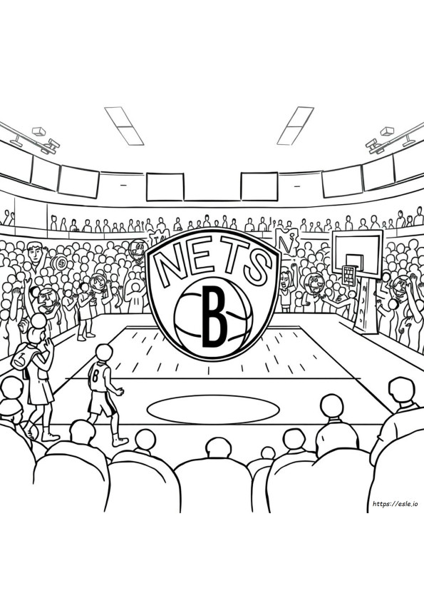 Brooklyn Nets Coloring Pages