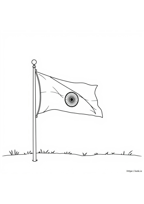 Worksheets Printable Indian Flag For Colouring