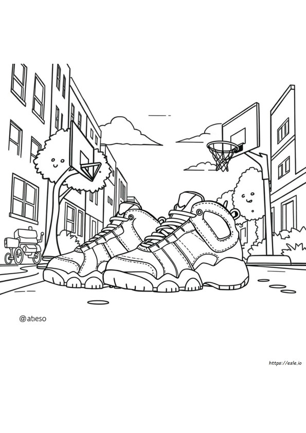 Foamposite Coloring Pages