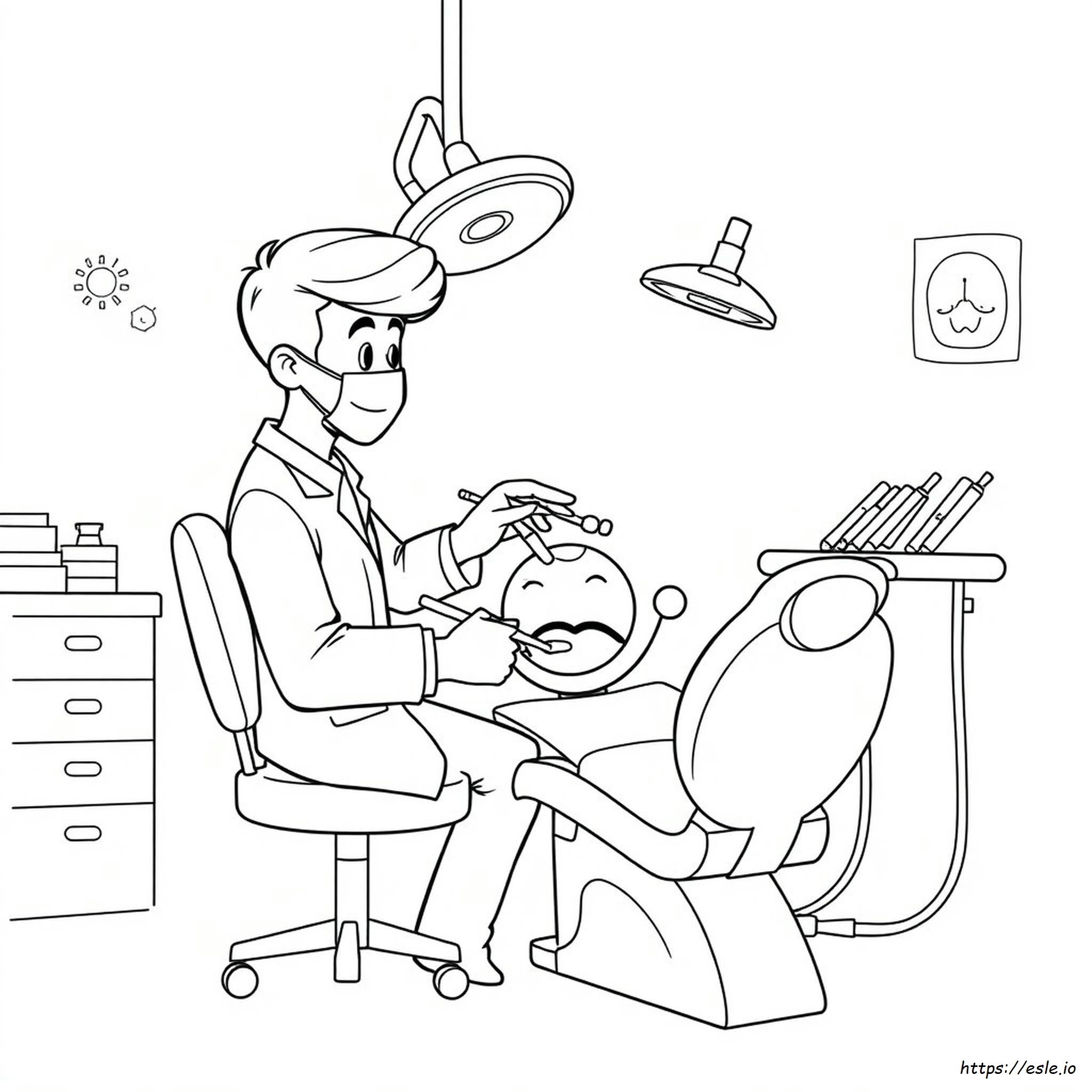 Dental Colouring In