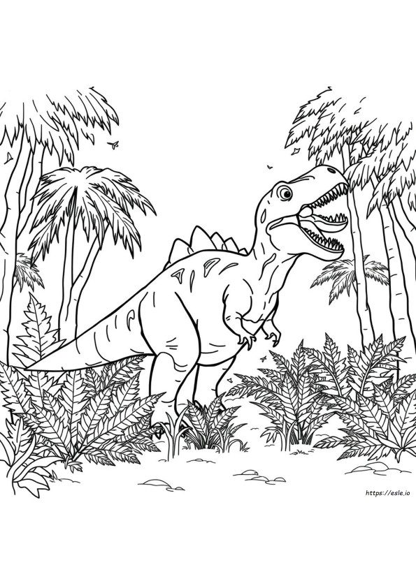 Kolorowanka Giganotozaur