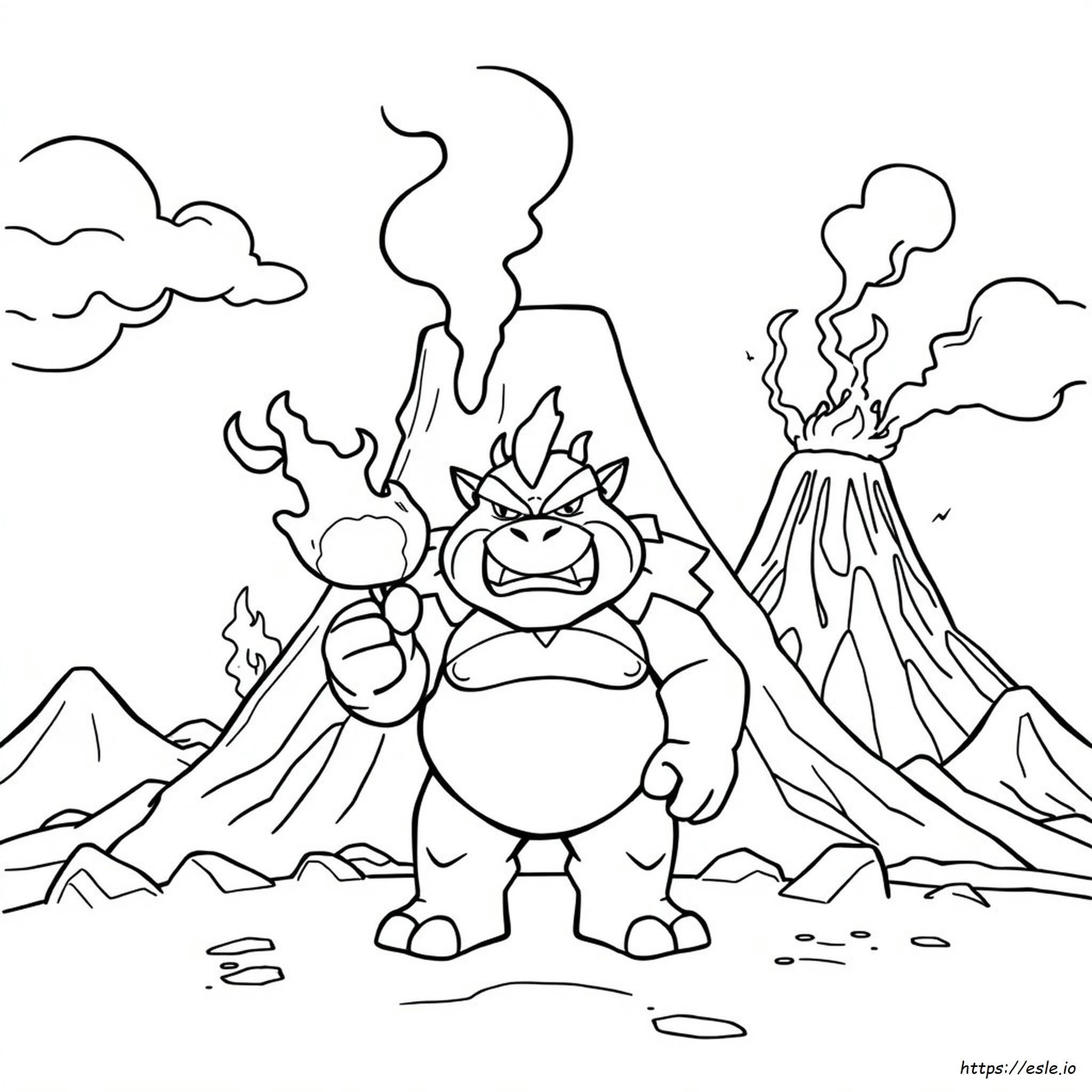 Emboar Coloring Page