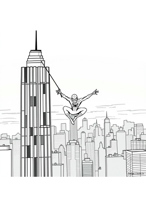 Coloring Pages For Spiderman Printable