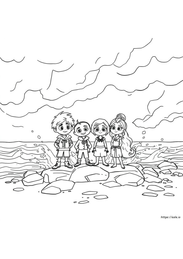 Elementos Disney Para Colorir