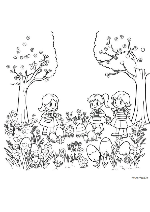 Disegni Di Pasqua Da Colorare Per La Scuola Materna