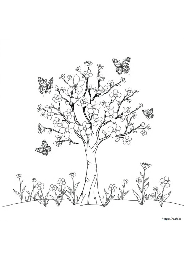 Spring Time Coloring Pages For Kids