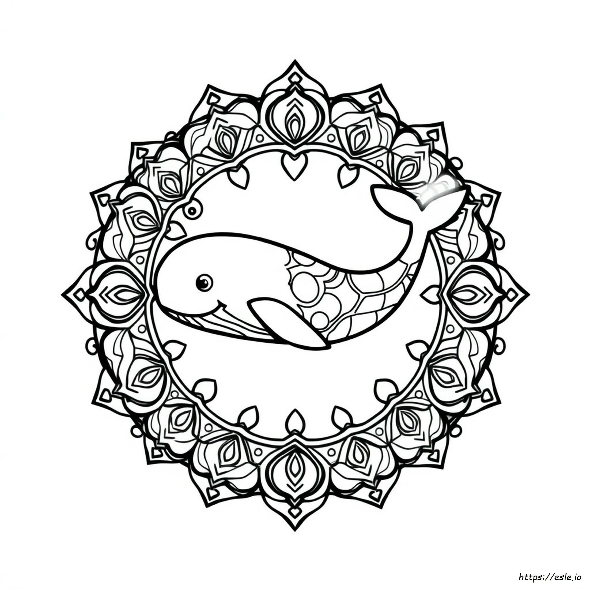 Mandala Wal Ausmalbilder