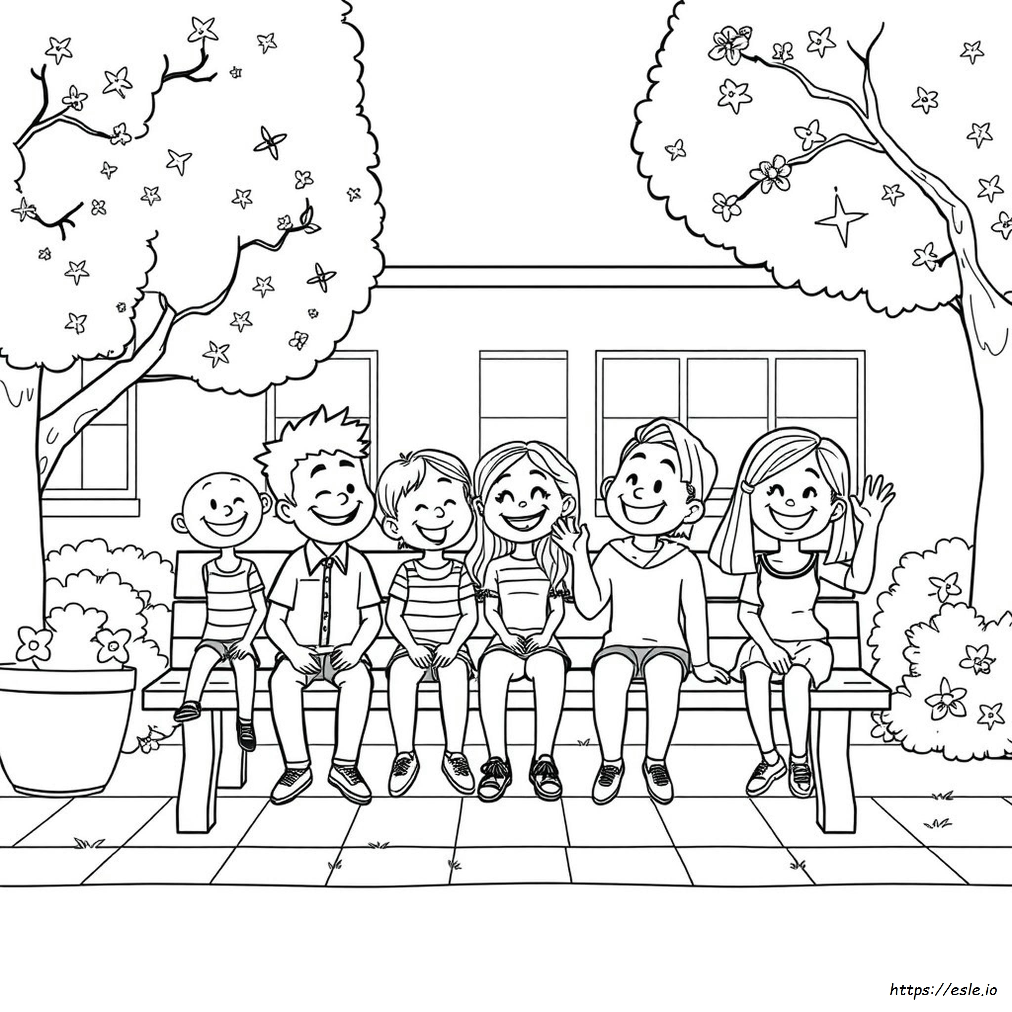 Cute Descendants Coloring Pages