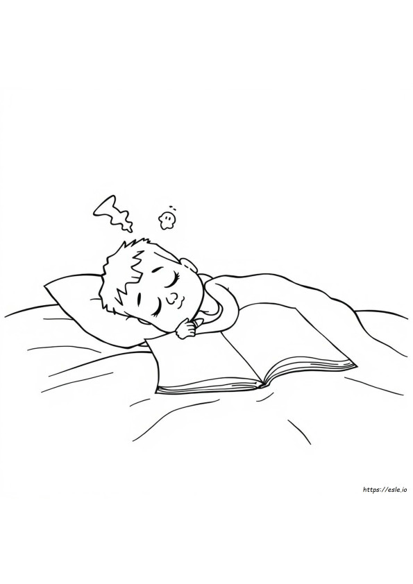 Coloriage Half Asleep Chris Com