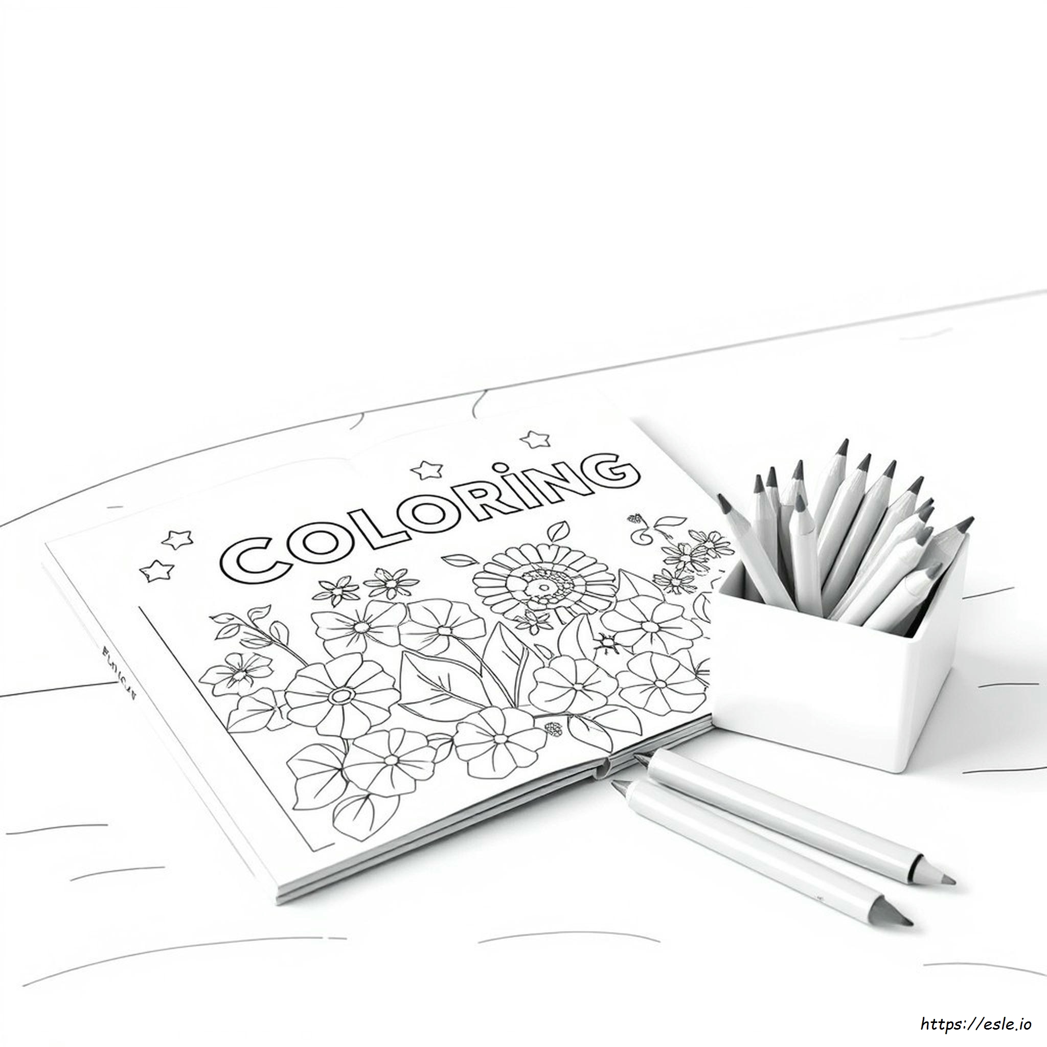 Coloring Book And Marker Set