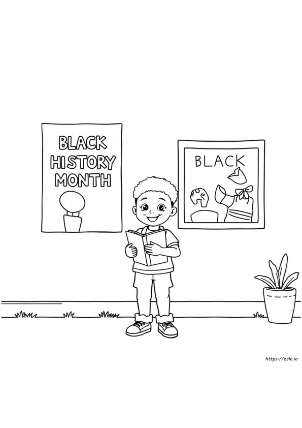 Preschool Black History Coloring Pages