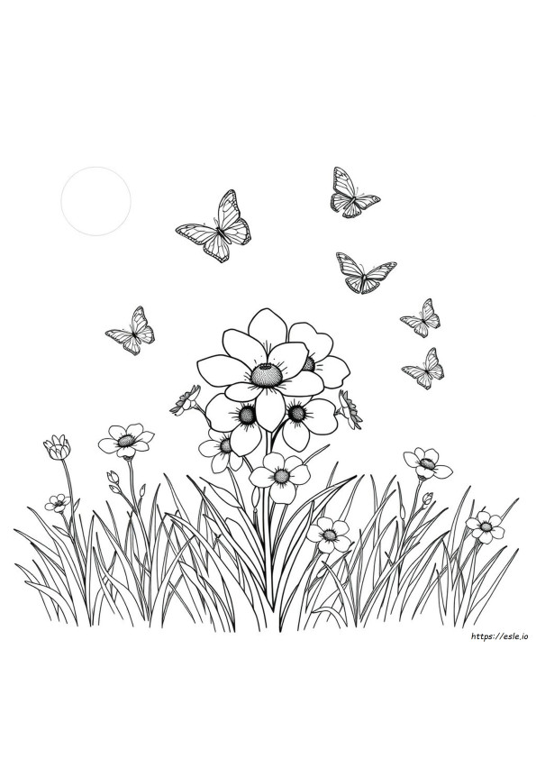 Flowers Colouring Pages Printable