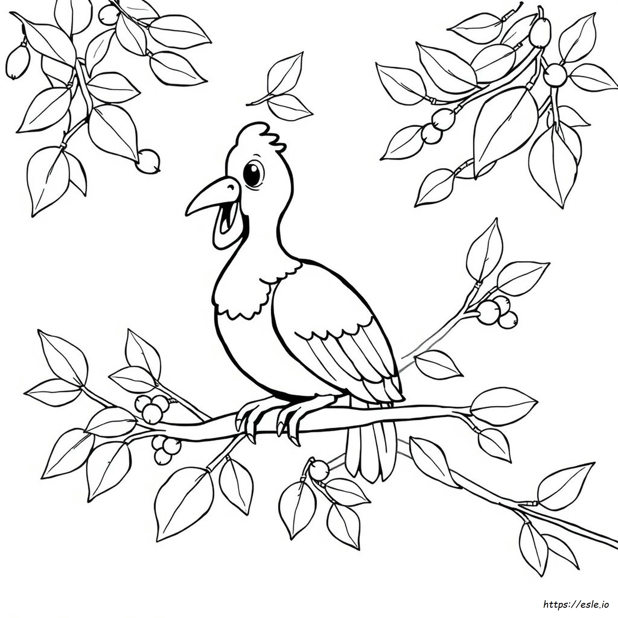 Pagina Da Colorare Tacchino Gobble Gobble
