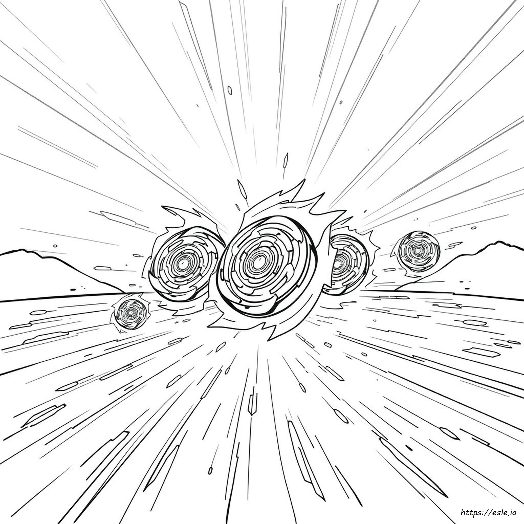 Beyblade X Coloring Pages Printable