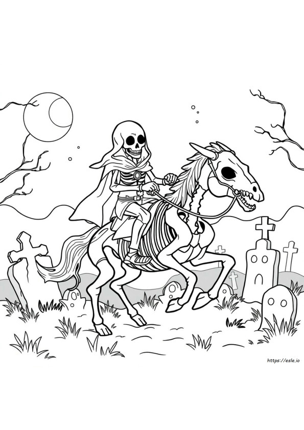 Dibujos De Calavera De Ghost Rider Para Colorear