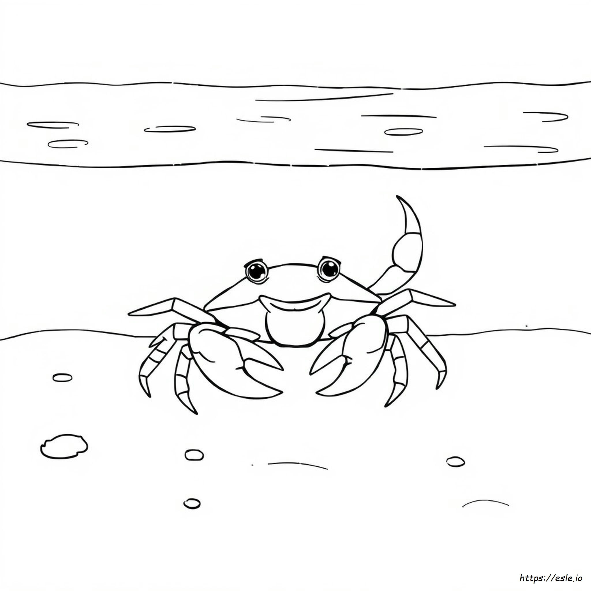 Blue Crab Coloring Pages
