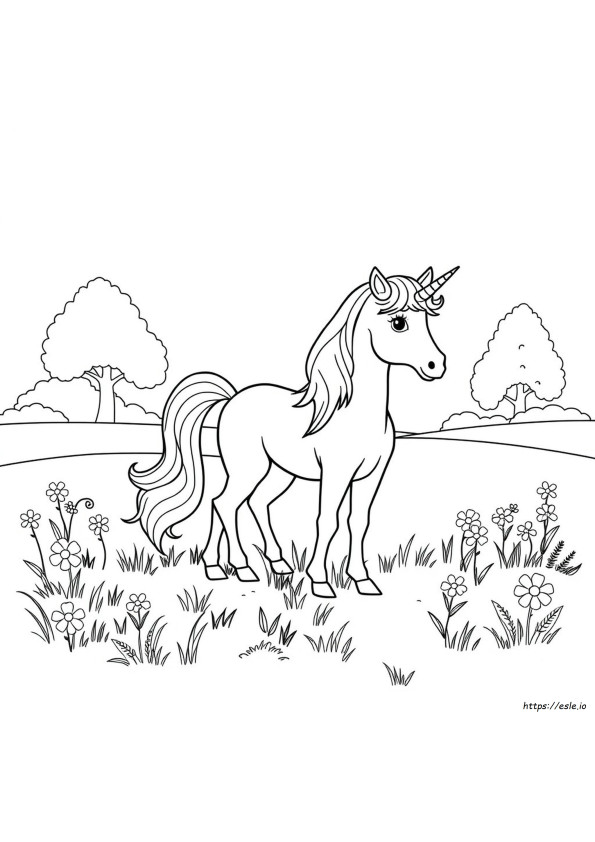 Unicornio Coloring