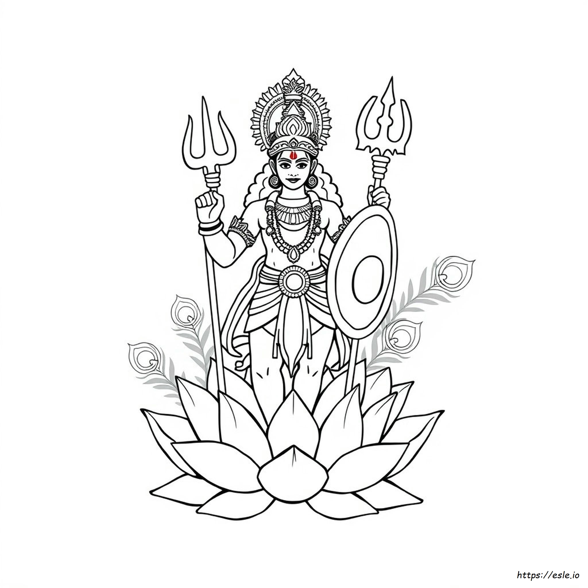 Coloring Pages Murugan Colouring