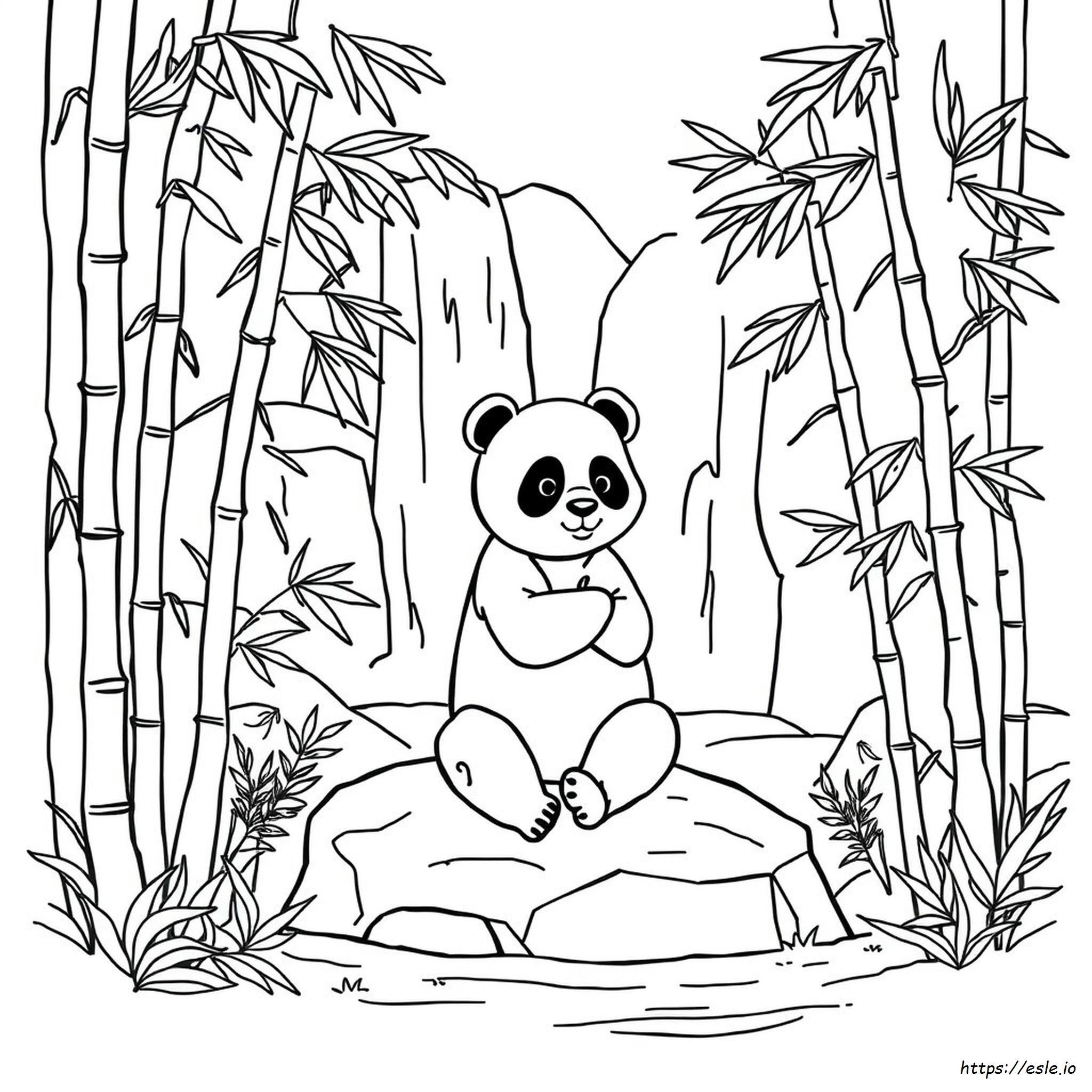 Panda Zeichnung Ausmalbild